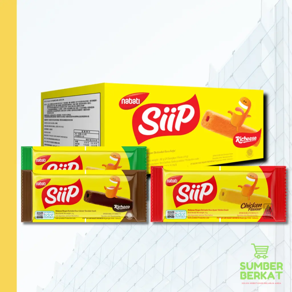 NABATI SIIP Cemilan Renyah PER 1 BOX ISI 20