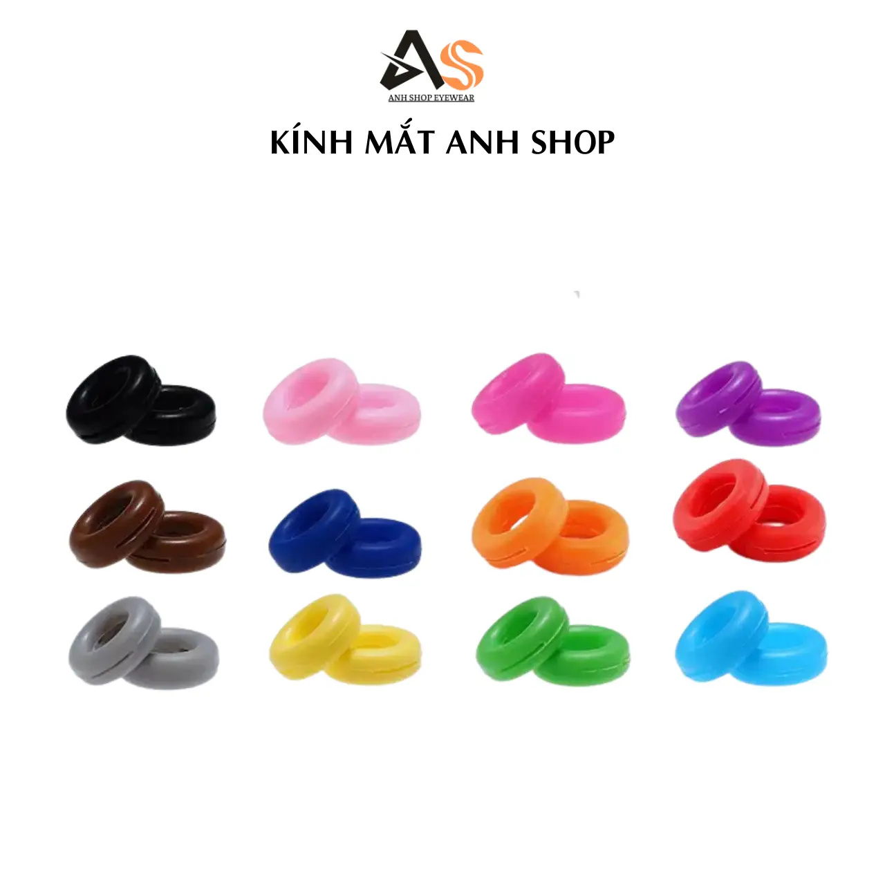 Đệm cài hình TRÒN chống tuột, hạn chế rơi kính mắt khi đeo PK13