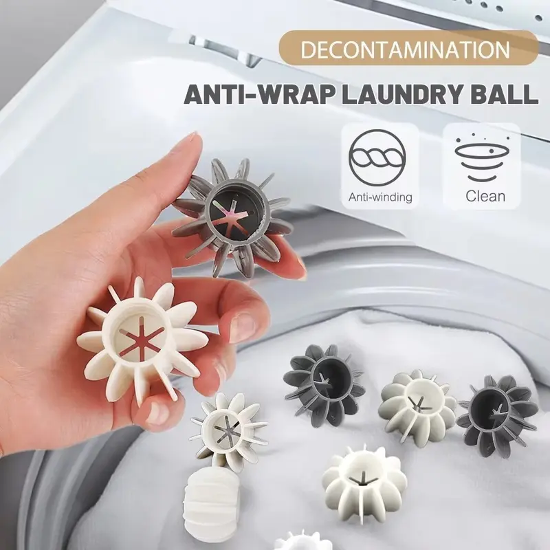DAS Silicone Magic Laundry Ball / Reusable Alat Pembersih Bulu Pakaian 3