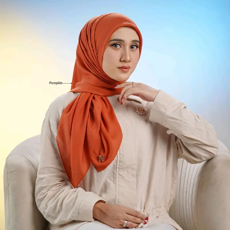 JILBAB KERUDUNG SEGIEMPAT POLOS VOAL PREMIUM NADHEERA LUXURY N 010 TERLARIS MURAH 6
