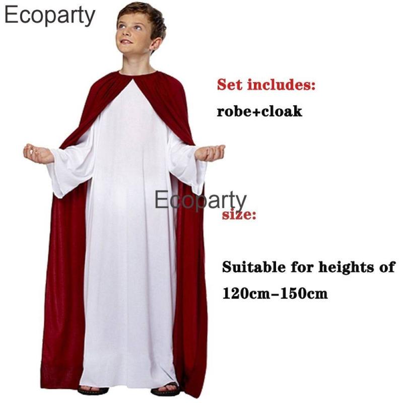 Trang Phục Hóa Trang Halloween Cho Trẻ Em Người Lớn, Chúa Giêsu Kitô, Đức Mẹ Đồng Trinh Mary, Cho Nam Và Nữ, Áo Choàng Chúa Giêsu, Bộ Đồng Phục, Trang Phục Dự Tiệc Purim 4