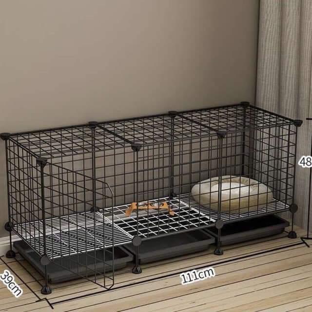 CHUỒNG LỒNG CHÓ, MÈO PET CƯNG ĐA NĂNG LƯỚI GHÉP SƠN TĨNH ĐIỆN