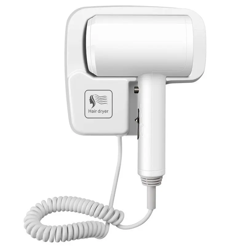 Máy Sấy Tóc, Treo Tường Không Cần Đục Lỗ, Công Suất Cao, Máy Sấy Tóc Điện, Thích Hợp Cho Ký Túc Xá Sinh Viên 0
