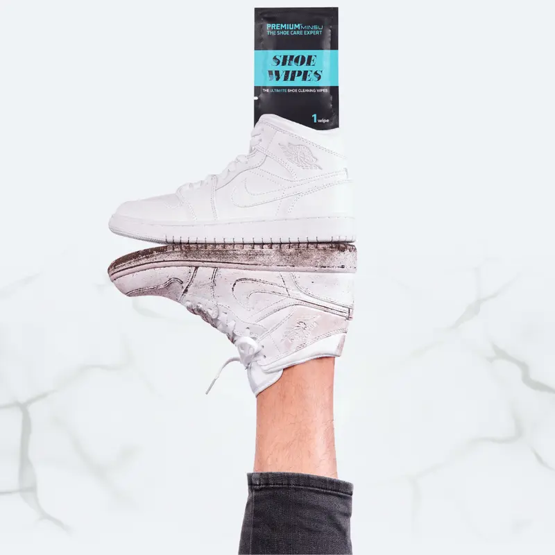 MINSU Khăn Lau Giày Tiện Lợi M2855 -30 Miếng Lau Hương Lavender Chuyên Dụng Cho Sneaker Da Lộn Da Bò 8