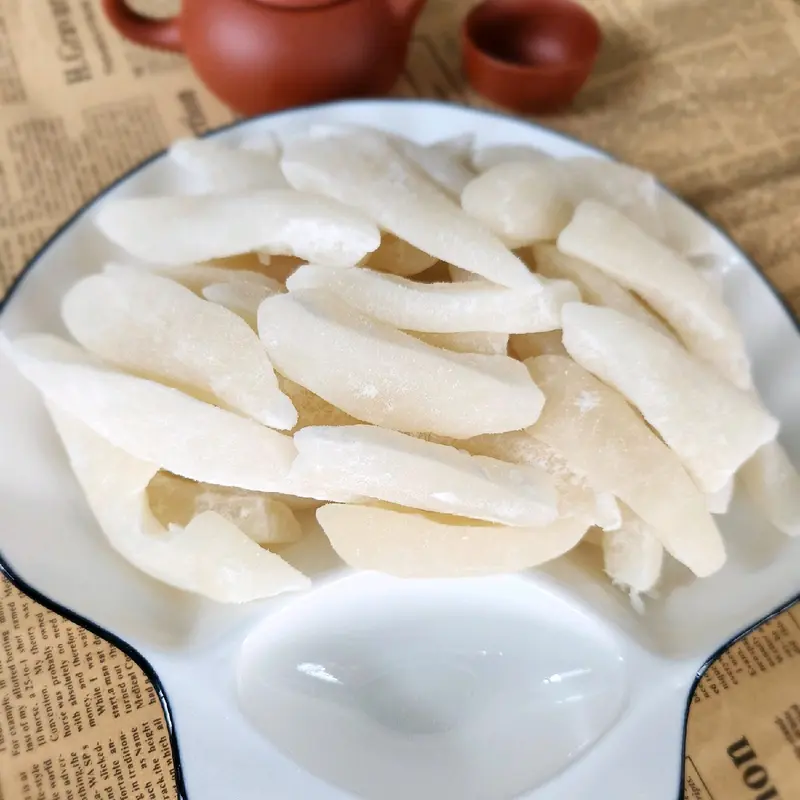 Mứt Dừa Sáp Loại 2 - Đặc Sản Trà vinh, Túi 500g Ăn Vặt Food Thức Ăn 0