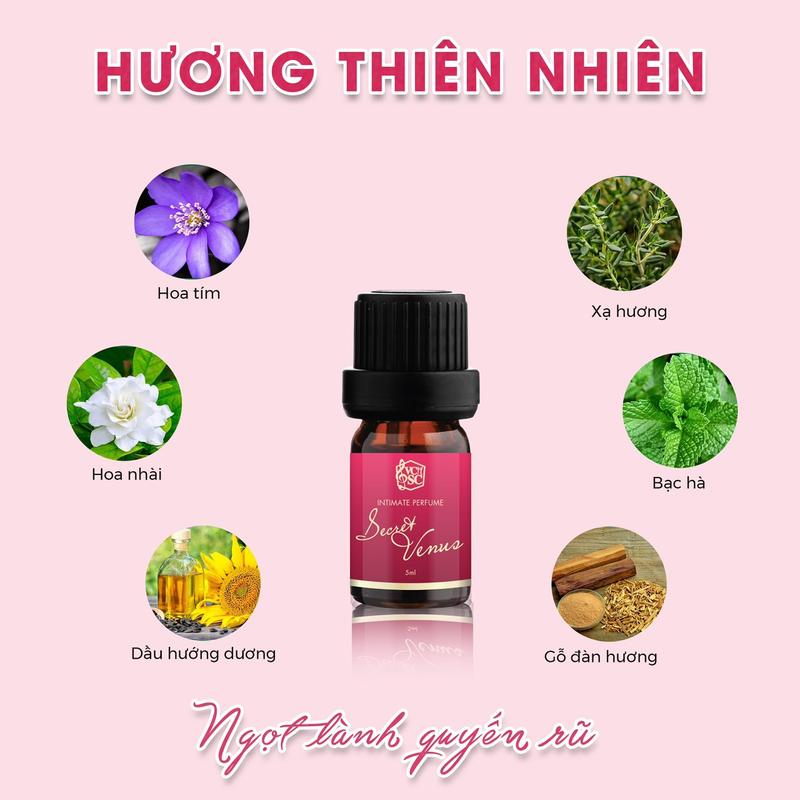 [Combo 3]Nước Hoa Chổ Ẩn - 5ML VCSC- hỗ trợ làm thơm chổ ẩn. 3