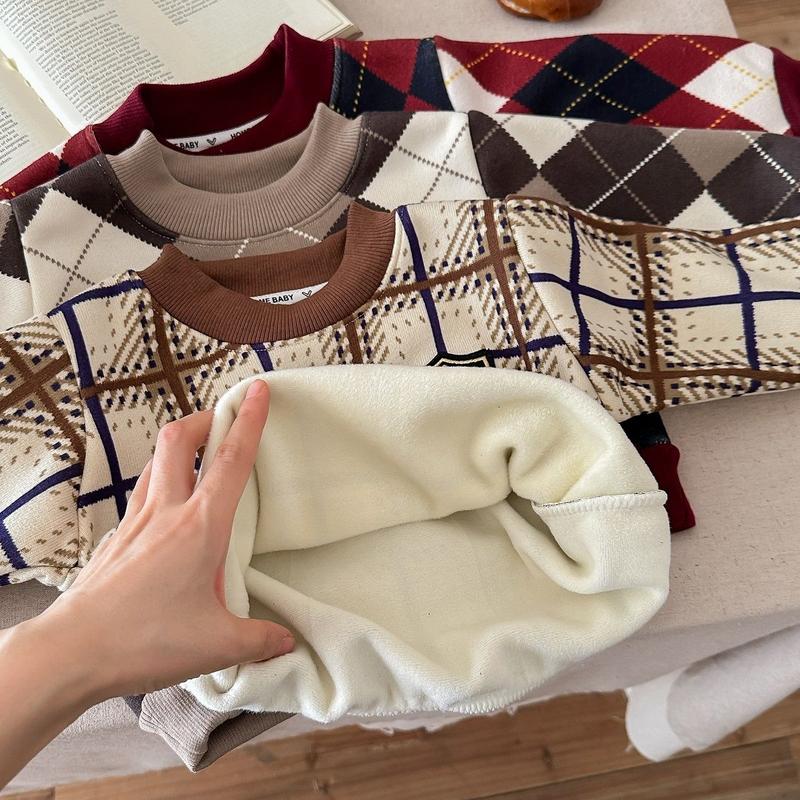 Áo Len Sợi Sữa Cho Trẻ Em, Bé Trai Và Bé Gái, Cổ Tròn, Áo Len Cashmere, Thích Hợp Cho Mùa Thu Và Mùa Đông, Áo Sơ Mi Lớp Nền Ấm Áp, Cho Trẻ Sơ Sinh 2