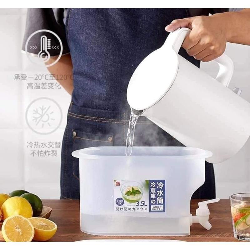 [XẢ] BÌNH ĐỰNG NƯỚC 3.5L CÓ VÒI RÓT HÀNG XUẤT NHẬT 🕰 Siêu Thị KiMi 3