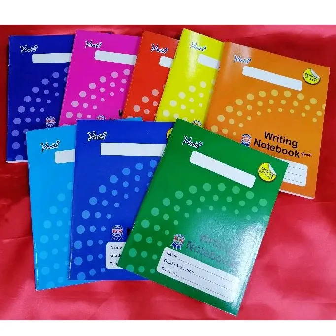 VANDA K-12 Writing Prep Notebook assorted color by ream (10pcs)