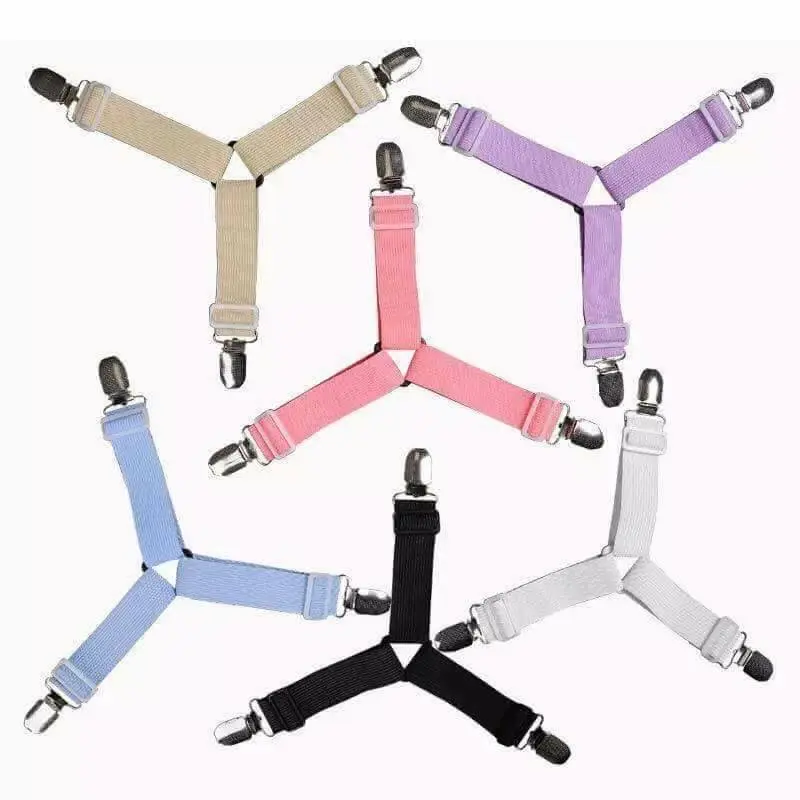 Sét 4 kẹp ga giường cố định chống xê dịch