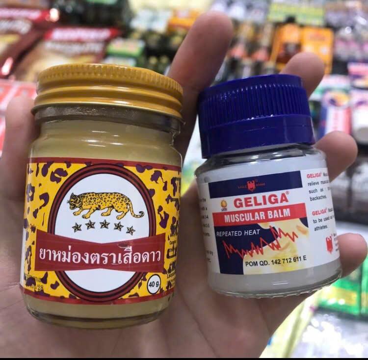 [ 2 Chai ] Dầu Cù Là BEO và Cù Là Lửa GELIGA 40g/hủ