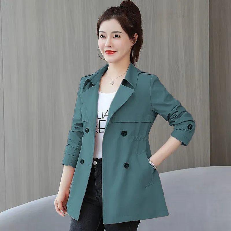 Product Introduction of Áo khoác ngoài, Dài Trung Bình Dành Cho Nữ, Bó Sát Eo, Thanh Lịch Và Ôm Sát, Thích Hợp Cho Mùa Xuân Và Mùa Thu, Cỡ Nhỏ Áo Khoác Nữ Top Jacket Women Có Cổ 8