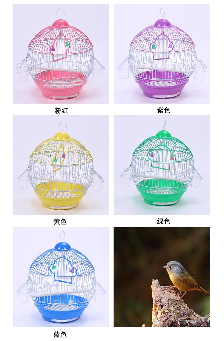Product Introduction of Dayang Bird Cage, Round Ball Ornamental Wire Bird Cage, Bird's Nest, Eastern Cage, Parrot Cage, Starling Cage 3