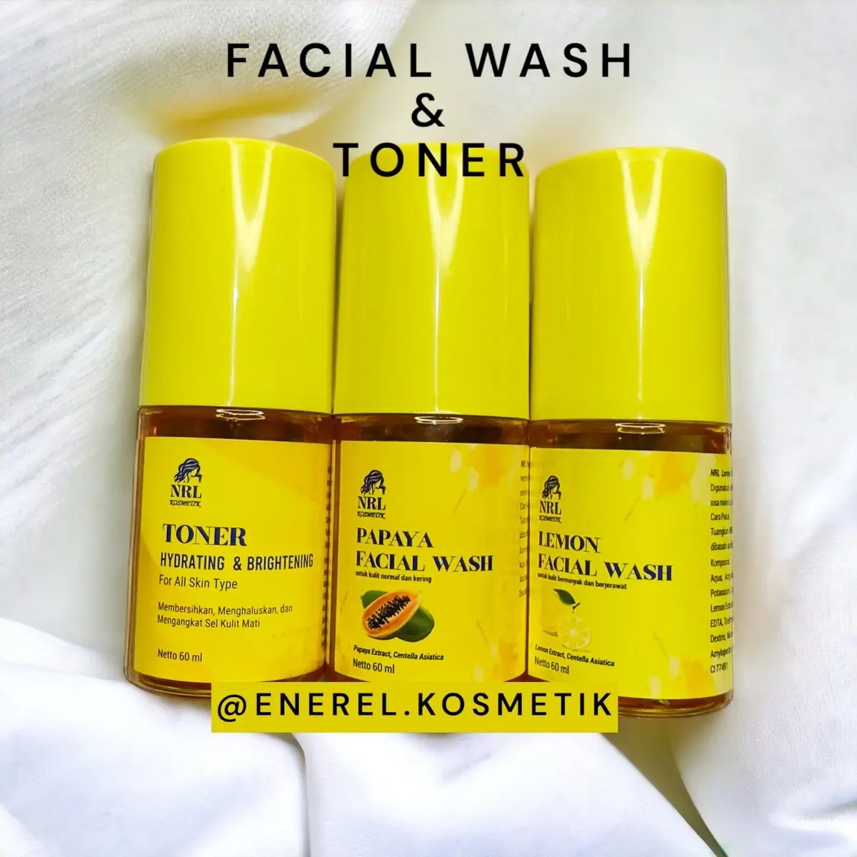 NRL FACIAL WASH & TONER Cair Kosmetik