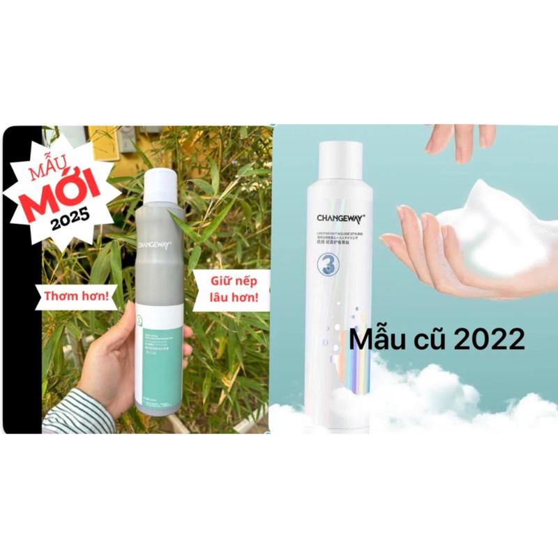 Bọt mềm CHANGEWAY giữ nếp tóc xoăn, không cứng tóc, không bết dính Lightweight…