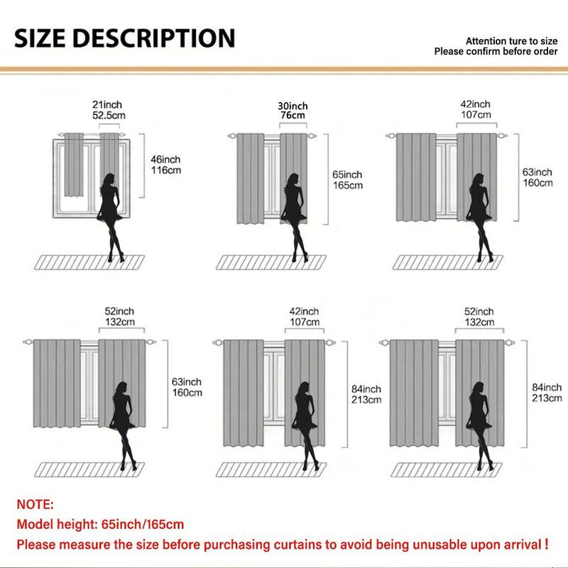 Product Introduction of Clock & Compass Pattern Door Curtain, 1 Set Creative Printing Door Curtain, Home Decor for Living Room Bedroom Study Room 1