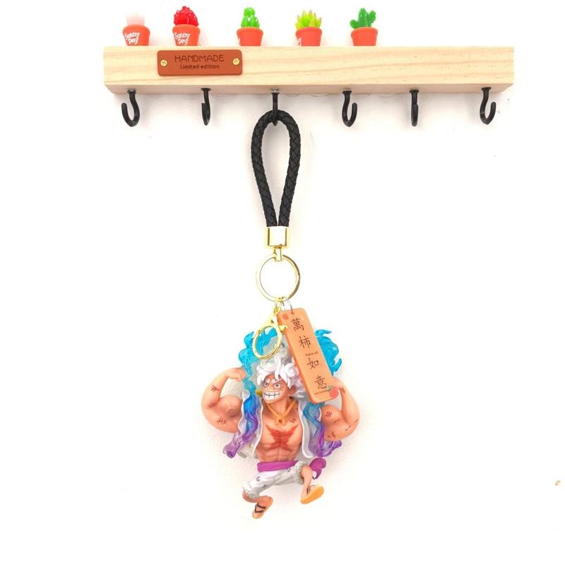 Product Introduction of Móc Chìa Khóa One Piece NICKA Luffy, Thiết Kế Vua Hàng Hải Bánh Răng Thứ Năm Mặt Dây Chuyền Cặp Sách Học Sinh Apollo, Quà Tặng Cho Bé Trai, Phụ Kiện Mặt Dây Chuyền Cá Tính Hoa Móc Khoá Nữ 5