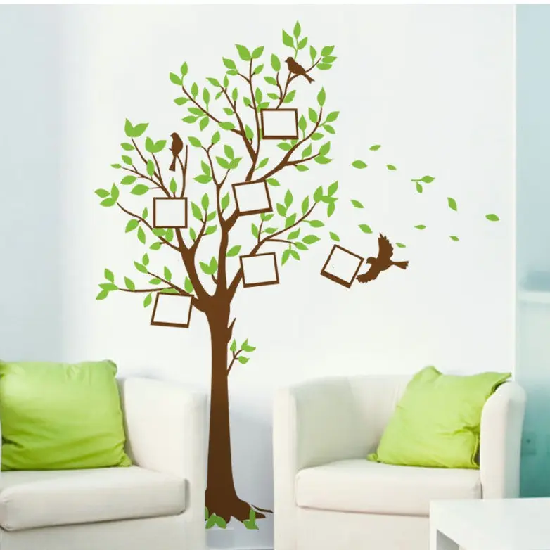 Juragan WALLSTICKER POHON BINGKAI FOTO TREE FRAME STIKER DINDING JM7124 Wallsticker