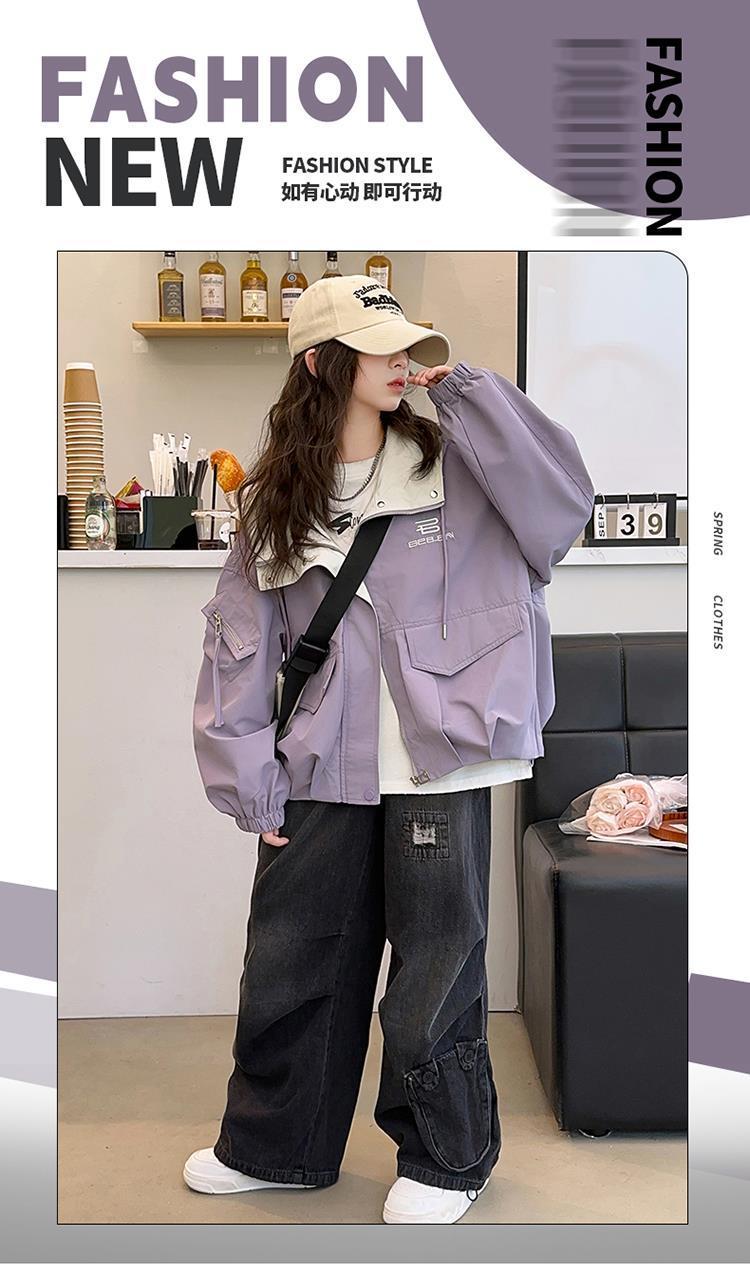 Product Introduction of Áo Khoác Trẻ Em, Thời Trang Và Thường Ngày, Dành Cho Bé Gái, Thích Hợp Cho Mùa Xuân Và Mùa Thu, Quần Áo, Thích Hợp Cho Trẻ Lớn Hơn, Áo Khoác Thời Trang Phong Cách Phương Tây, Áo Khoác Trẻ Em, Áo dễ phối đồ Mới 6