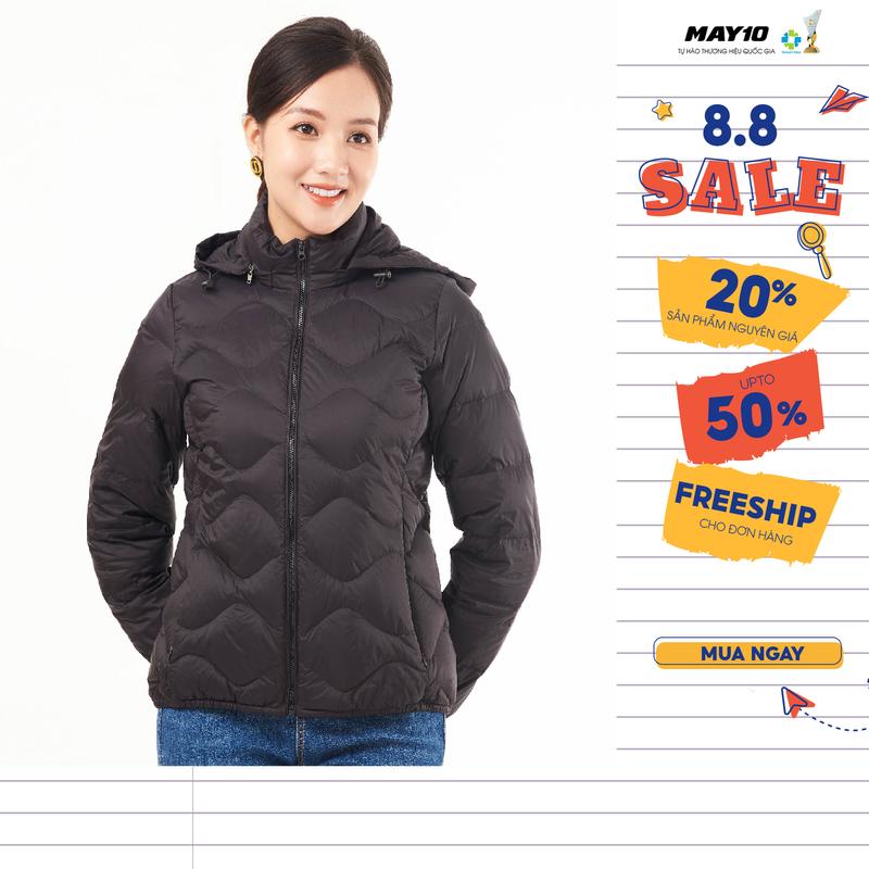 Áo khoác lông vũ nữ May 10 mã 030222343LGG