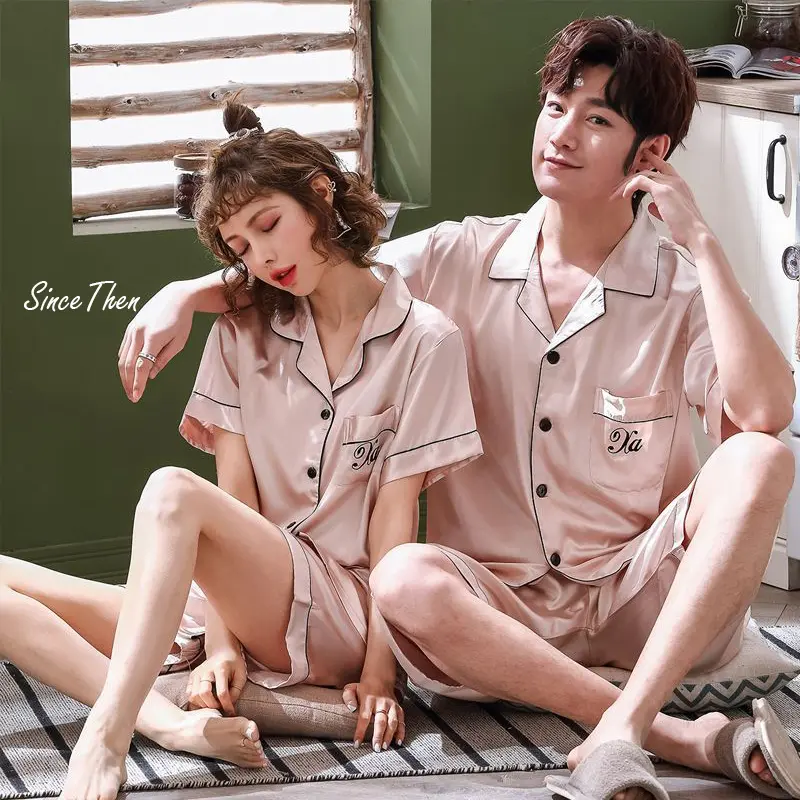Đồ ngủ đôi ngắn tay lụa - D0008KE Menswear Nam