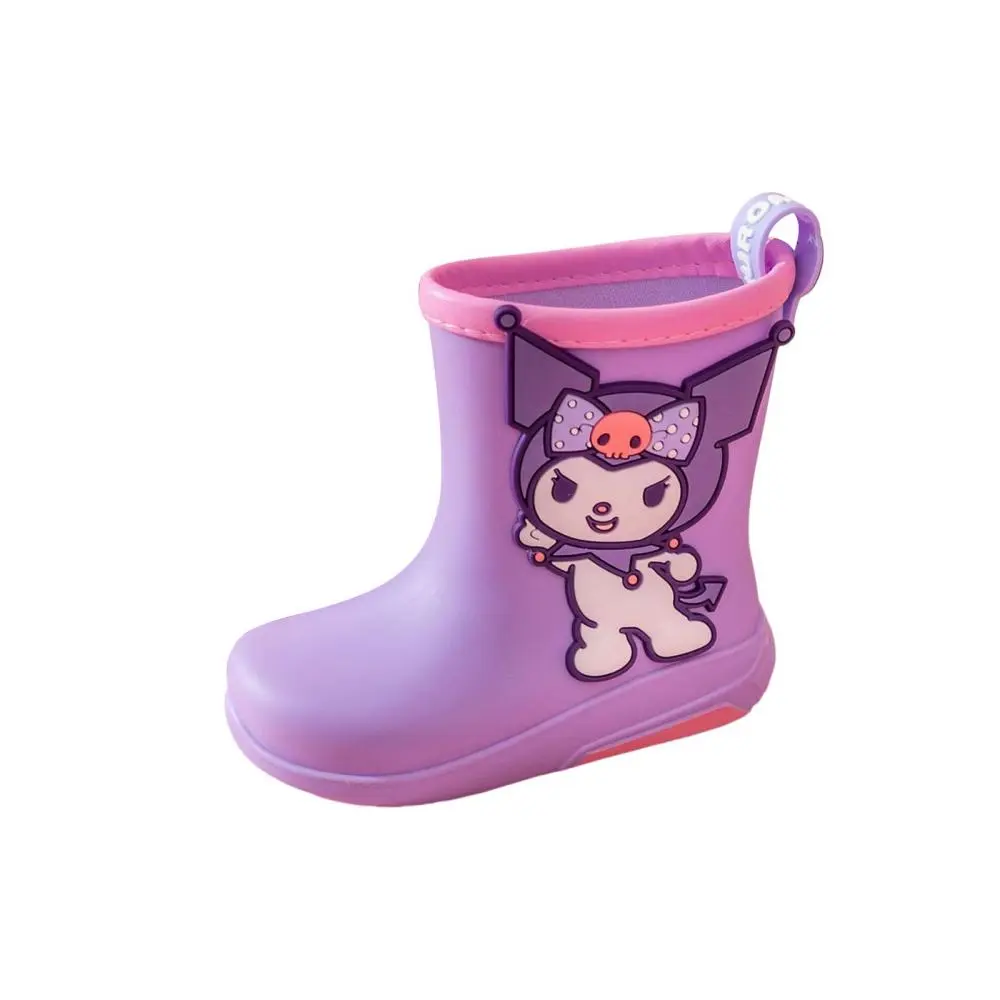 Rain Boots Cartoon Pattern Durable Waterproof Shoes Gardening Shoes for Kids
