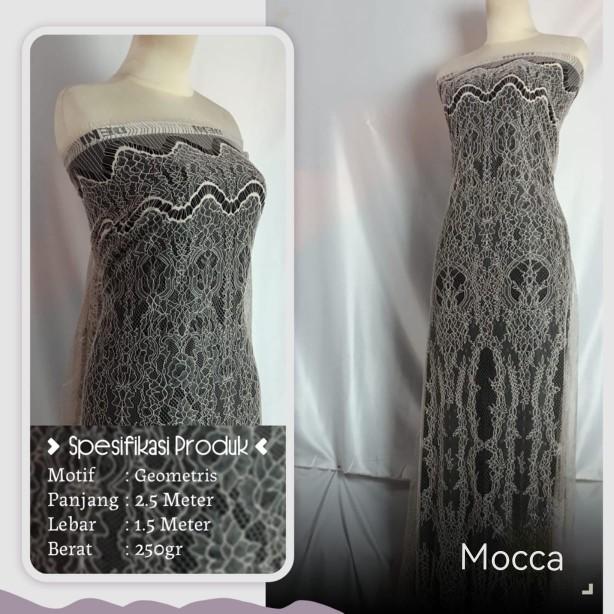 Product Introduction of Kain Brokat Chantilly Lace Panel, Brukat Chantily santily 4