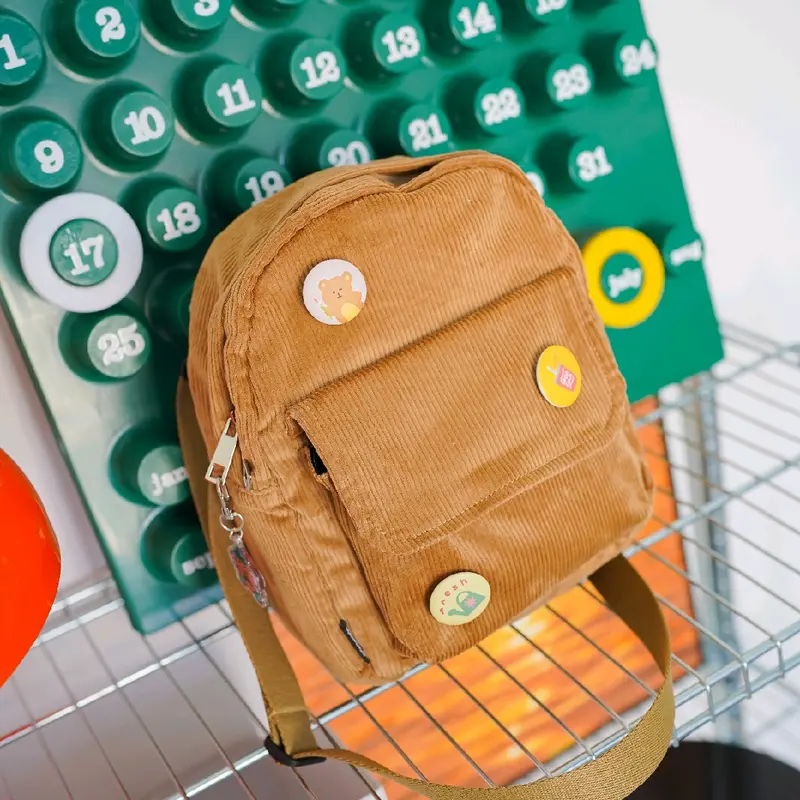 Himeku YOMI MINI Backpack - Tas Kecil Multifungsi - Backpack Slingbag - Ransel Corduroy 8