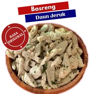 Basreng Rasa Original Daun Jeruk 500gr Food Snack Pedas Goreng Makanan Kering Cemilan basreng  pedas