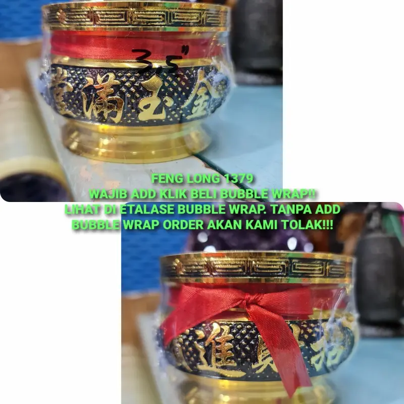 Hiolo | Tempat Bakar Dupa Bahan Kuningan Import China Ukuran 3,5" / 3,5 Inci 1