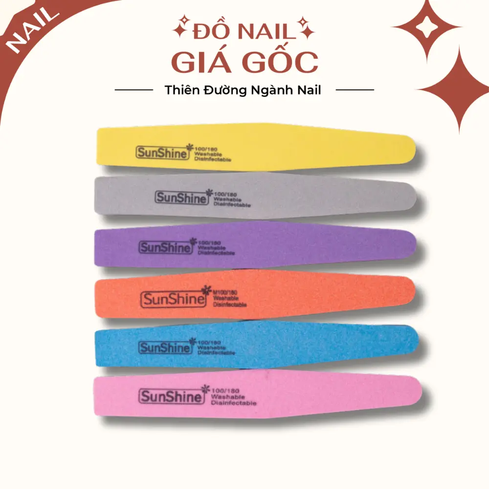 Phao dũa mịn Sunshine (buffer lục giác) chuyên dụng cho dân làm móng