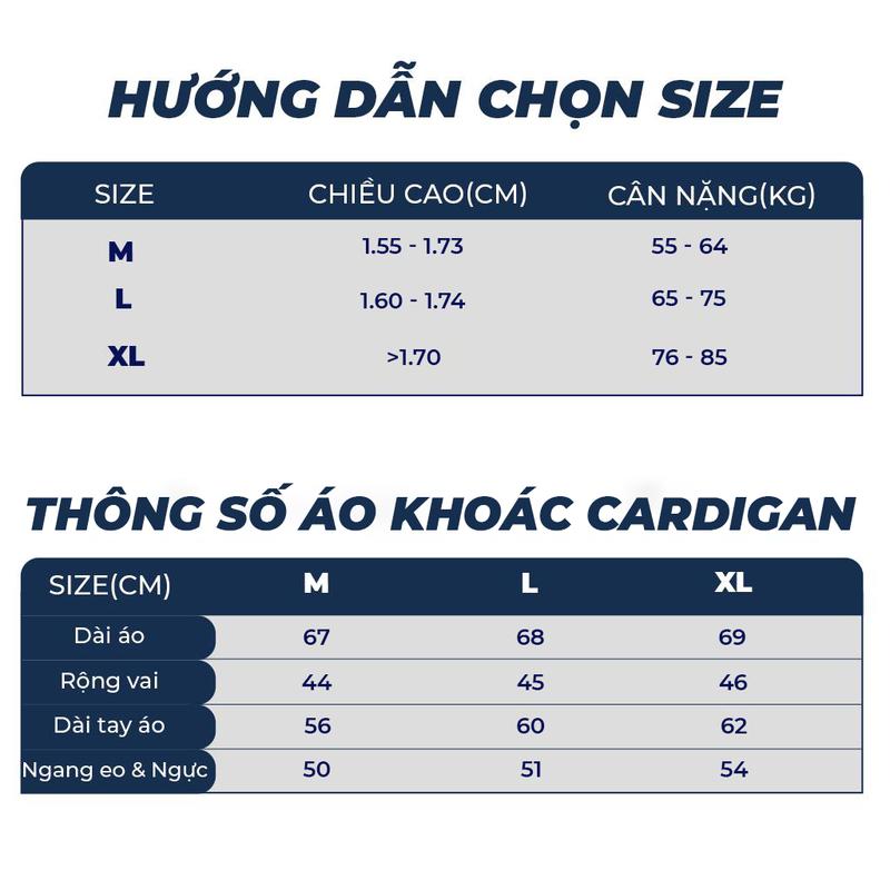 Product Introduction of Áo khoác cardigan GRAVAS chất liệu cotton dày dặn, mềm mịn, sang trọng, thanh lịch - HUSSIO 0