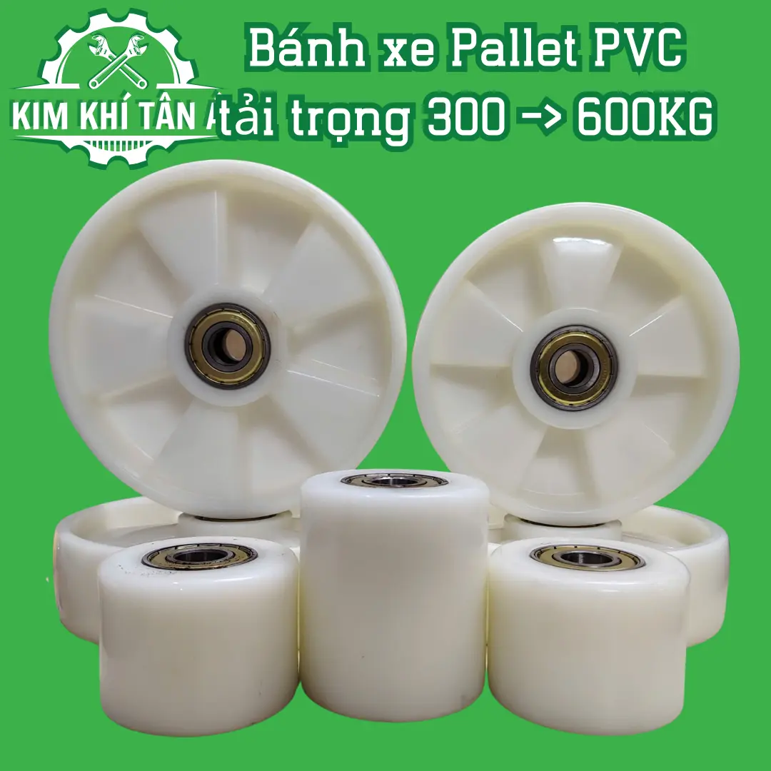 Bánh xe nâng tay chất liệu PVC bánh xe nâng tay thấp - TÂN Á SÀI GÒN