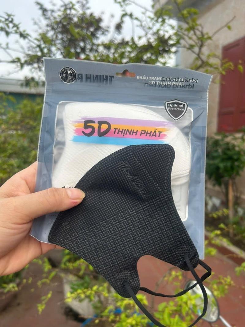 Product Introduction of Combo 200 Chiếc Khẩu Trang 5D Thịnh Phát Dày dặn quai đeo chắc chắn, Đủ màu Unisex Phụ Kiện Nam Nữ 3