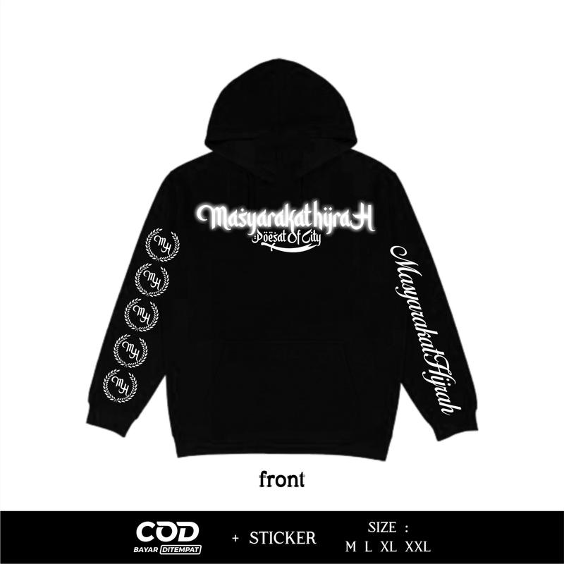 Hoodie Netral Reflektif Masyarakat Hijrah Poesat Of City Culture City Of War Desain Terbaru By Sweapo 2
