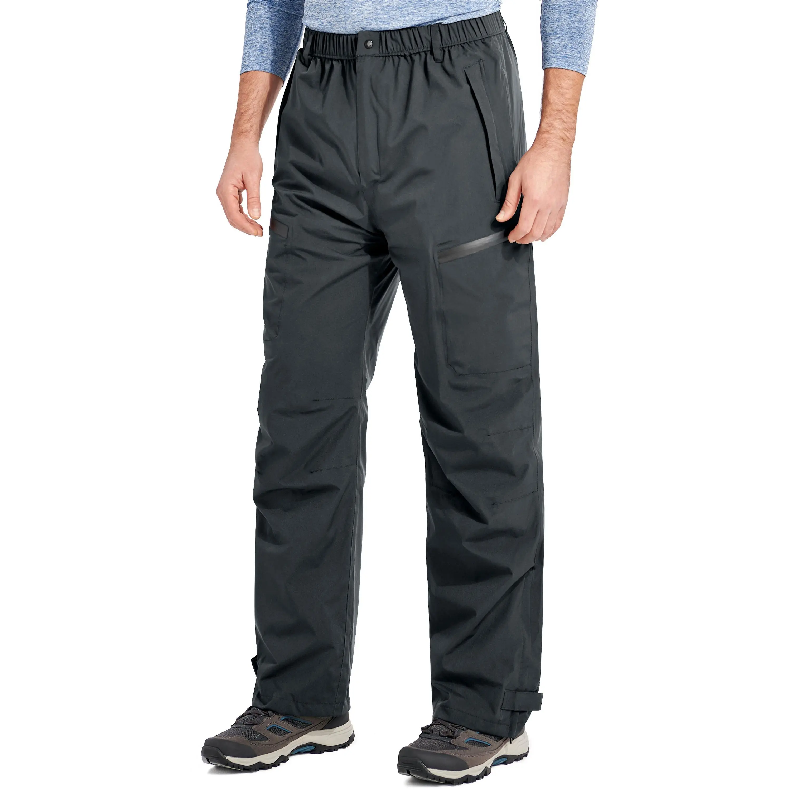 Bike Light AXESQUIN En's Rain Pants Waterproof Lightweight