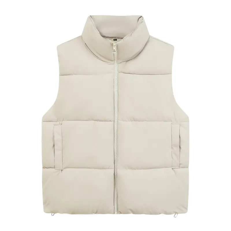 Áo phao gile nam nữ có túi sườn form boxy ZUTEE, Áo khoác phao cổ cao Menswear 5