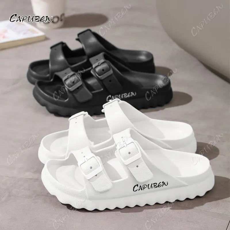 CAPUBEW sandals for women Women Retro Soft Bottom Sandals Indoor ...