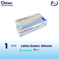 Gambar DoCare Gloves Latex Examination Gloves (Sarung Tangan) - S dari Docare Laras Indonesia Kab. Bekasi 1 Tokopedia