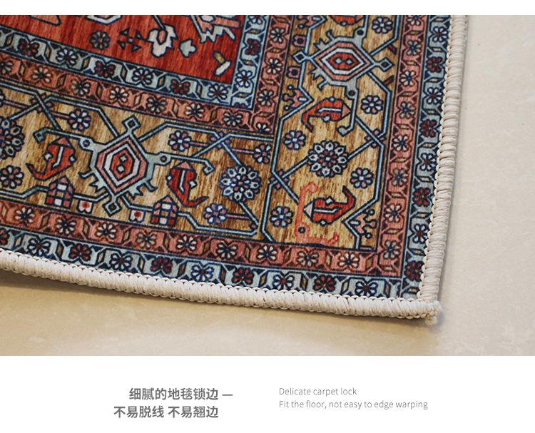 Product Introduction of Thảm Ba Tư, Phong Cách Dân Tộc Ba Tư Cổ Điển Thích Hợp Cho Phòng Khách Thảm Trải Sàn, Thảm Trải Sàn Nhà Ma-Rốc, Có Thể Giặt Bằng Máy 12