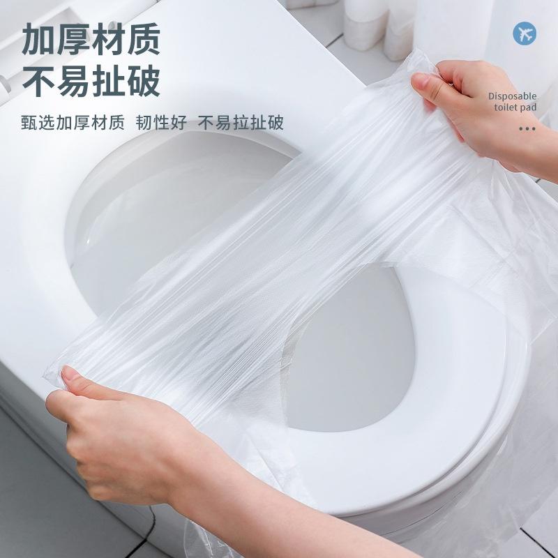 Bọc Ghế Nhà Vệ Sinh Dùng Một Lần, 50 Miếng, Di Động, Không Thấm Nước, Cho Du Lịch, Công Tác, Công Cộng Toilet 2