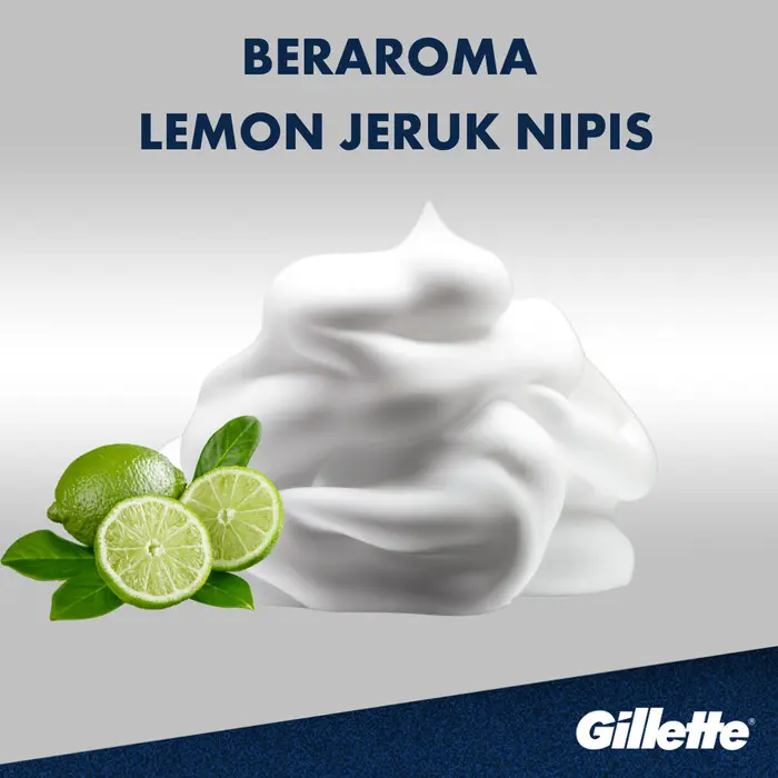 Gillette Shaving Foam Lemon Lime 175gr 3