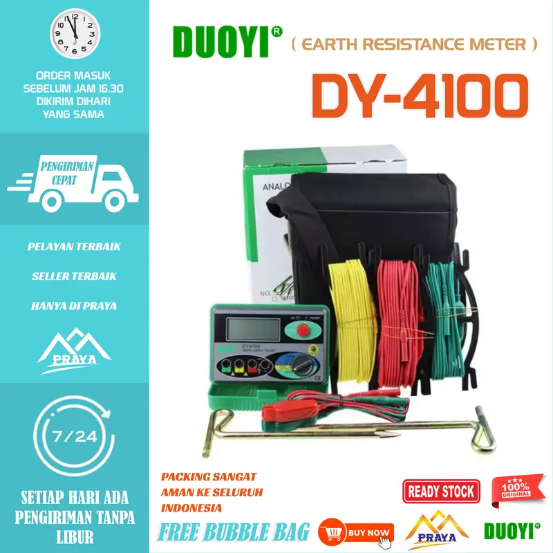 DUOYI DY4100 DY4100 Ground Resistance Tester Digital Meggers - Shop ...