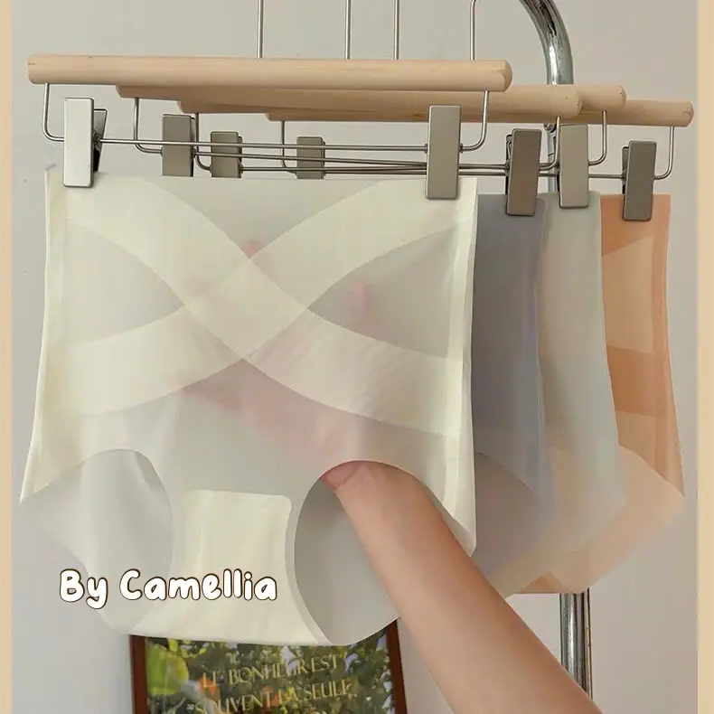 ￼Quần lót su gen bụng định hình eo thon - Quần lót su trơn không viền cạp cao By Camellia QL89 5