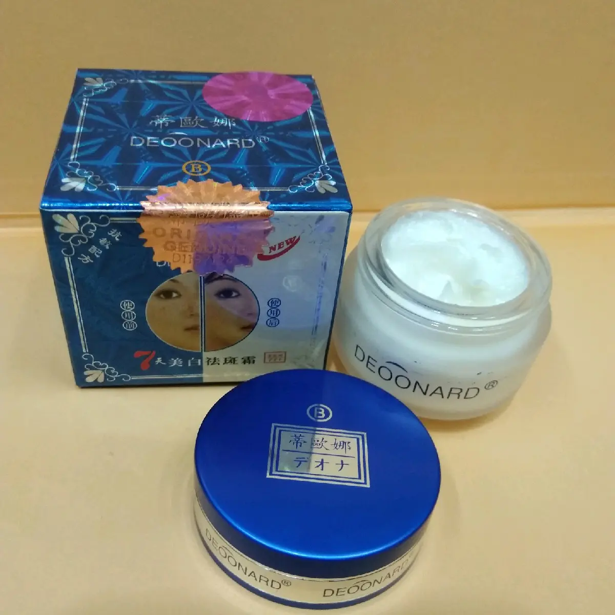 cream deoonard biru night
