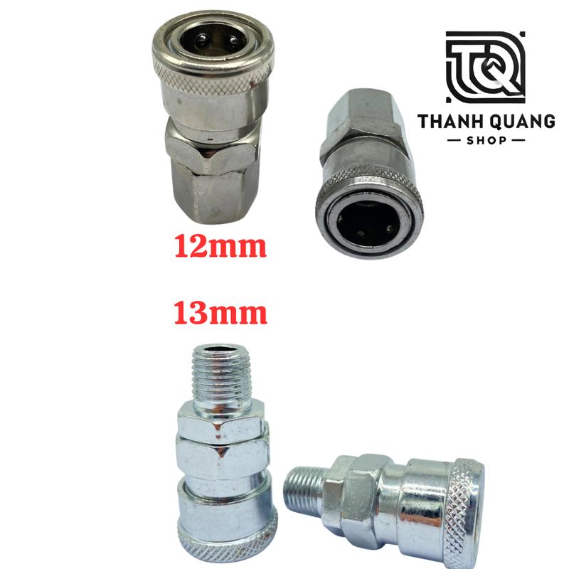 Nối Nhanh Bi Máy Nén Khí Loại 1 Đầu Ren Trong 13mm