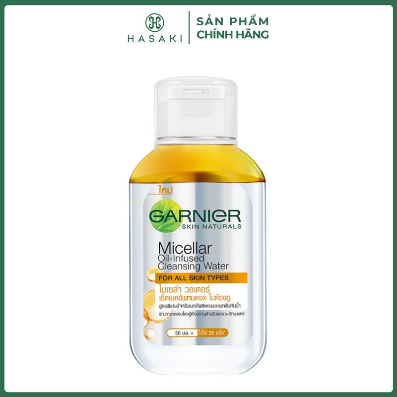 [Mini] Nước Tẩy Trang Garnier Làm Sạch Sâu 50ml | HASAKI BEAUTY