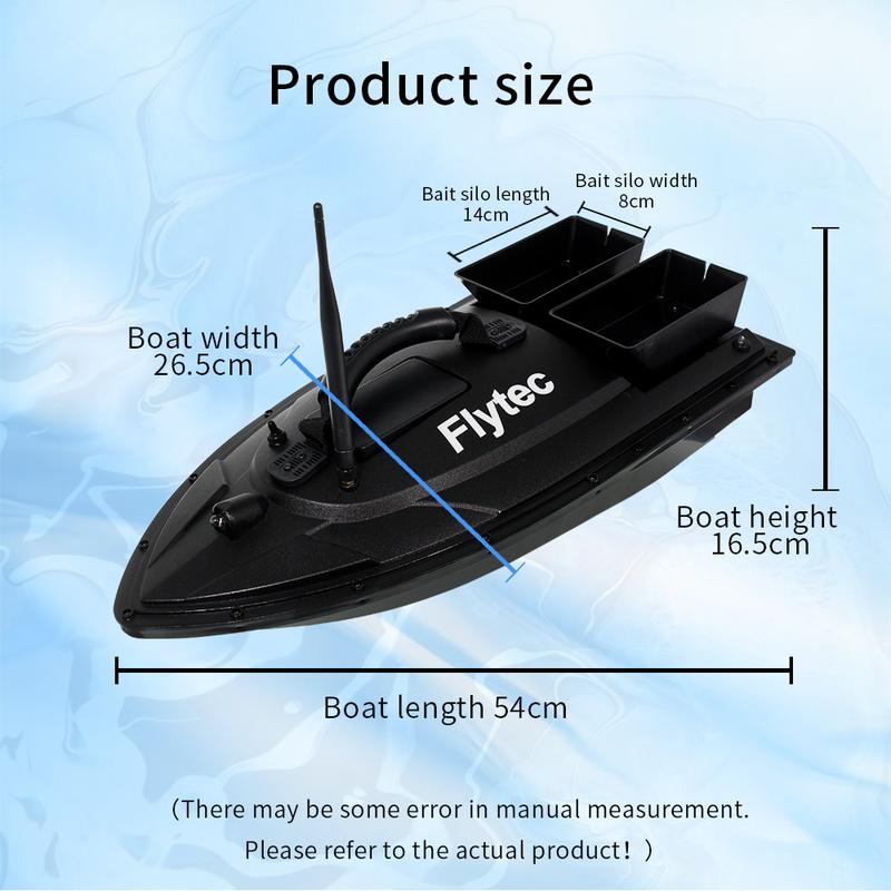 Product Introduction of Flytec 2011-5 500M Remote Control Carp Fishing RC Bait Boats 1.5 kg Loading Smart Fishing Hook Attach Tool Radio Control Toys 20