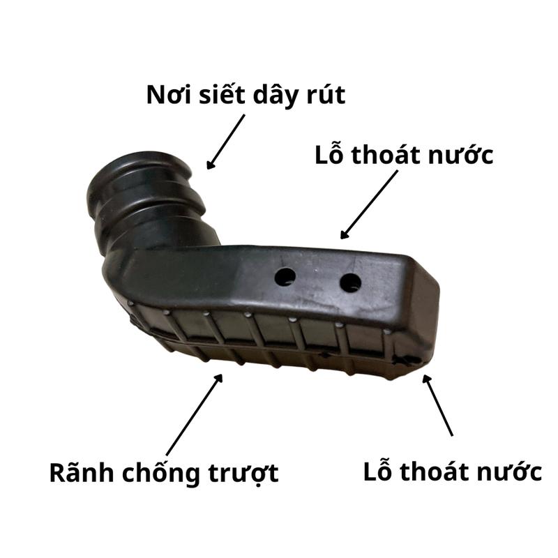 Combo 50 Lót Chân Chống Xe Máy Cao Su Chống Trầy Nền Nhà - Kèm 2 Dây Rút - Chất Liệu Dày Dặn Bền Đẹp