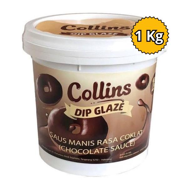 Collins Choco Crunchy 1 kg / Collins Dip Glaze / Collins Coklat / Collins Strawberry Susu Tiramisu Green Tea Taro 1 Kg 8